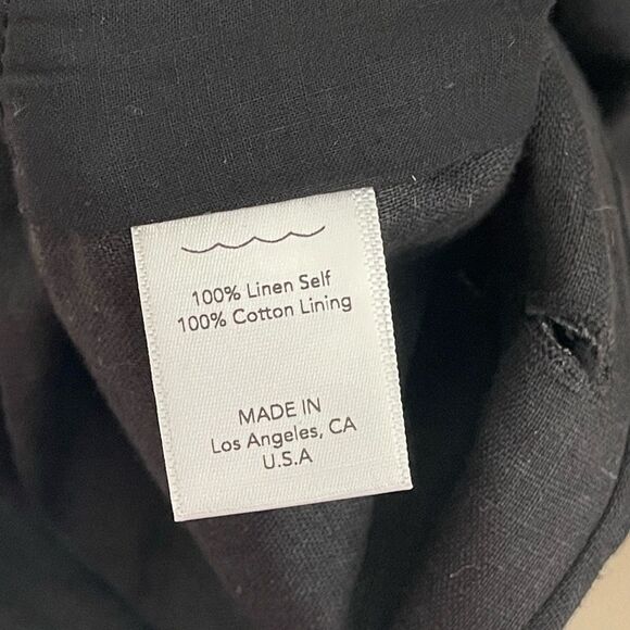 Coast Linen Black Double-Breasted Blazer - Picture 3 of 3